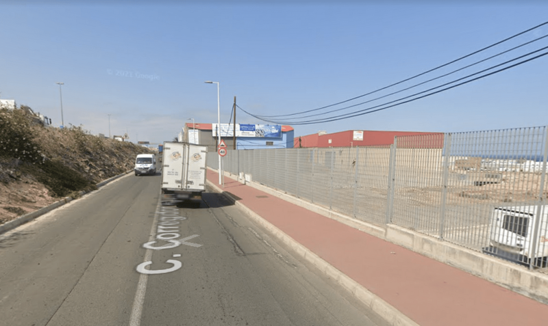 Se ubicará en el lateral derecho de la GC-1 en sentido norte, concretamente en la esquina en la que confluyen las calles Corregidor Aguirre y Ceniza / Google Maps